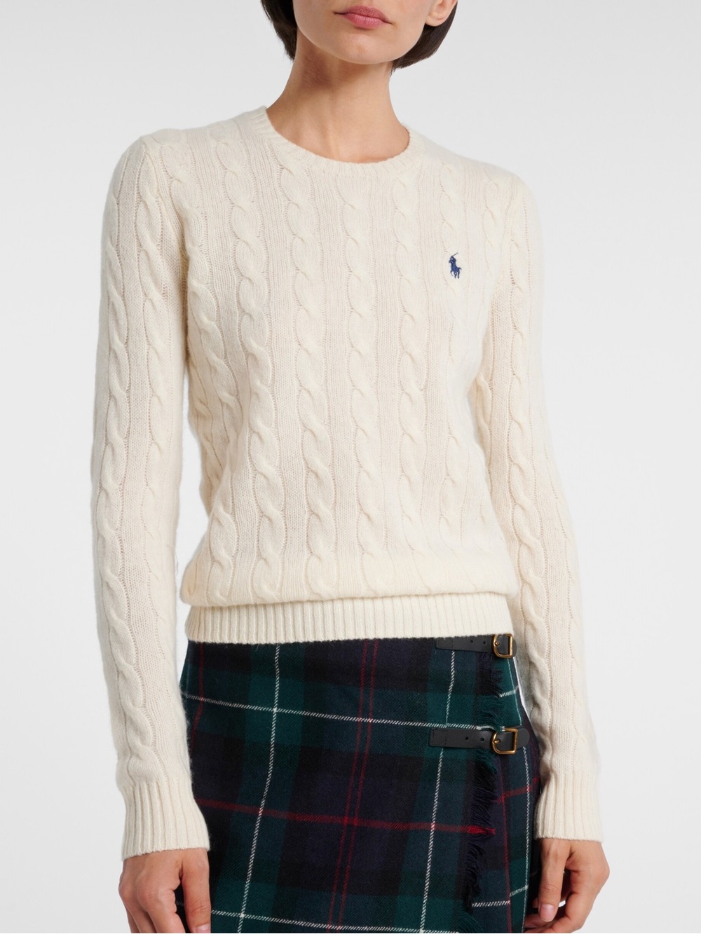 Polo Ralph Lauren Cable-Knit Wool Cashmere Blend Sweater - Picture 2 of 9